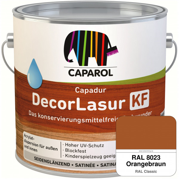 Caparol Capadur DecorLasur KF (RAL 8023 Orangebraun)
