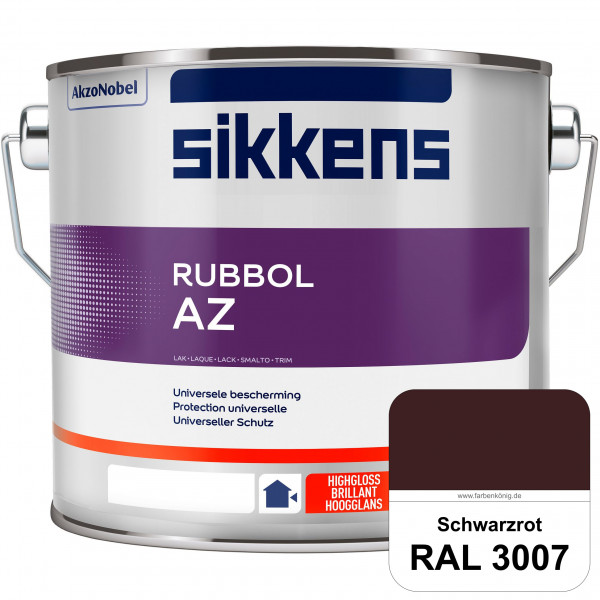 Rubbol AZ (RAL 3007 Schwarzrot) Hochwertiger, universeller Hochglanzlack (lösemittelhaltig) außen