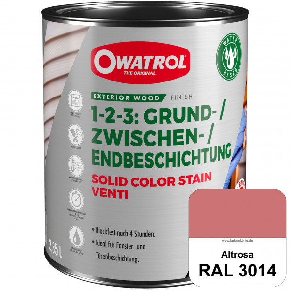 SOLID COLOR STAIN VENTI (RAL 3014 Altrosa)
