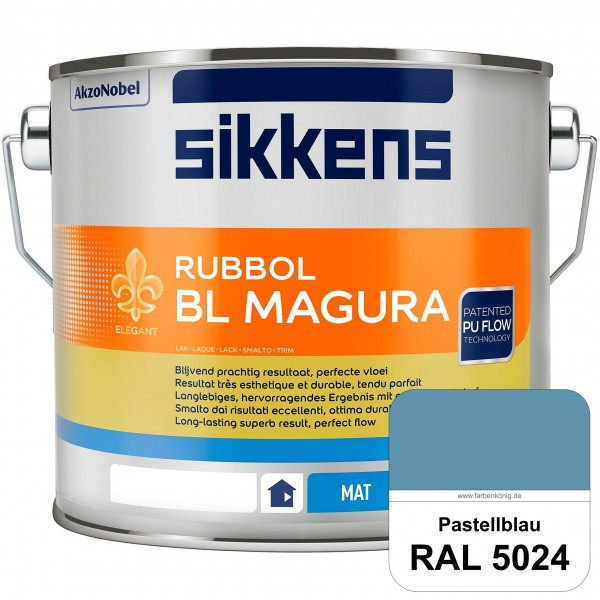 Rubbol BL Magura (RAL 5024 Pastellblau) matter PU-Lack (wasserbasiert) innen & außen