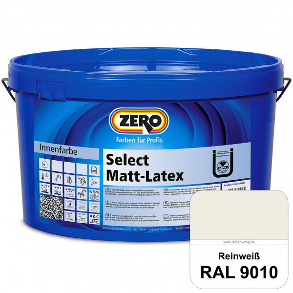 Select Matt-Latex (RAL 9010 Reinweiß)