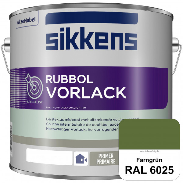 Rubbol Vorlack (RAL 6025 Farngrün) Aromatenfreier Vorlack der Spitzenklasse (außen & innen)