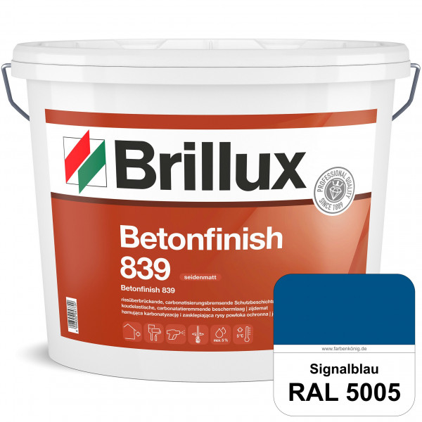 Betonfinish 839 (RAL 5005 Signalblau) elastische Beschichtung zum Schutz rissgefährdeter Betonbautei