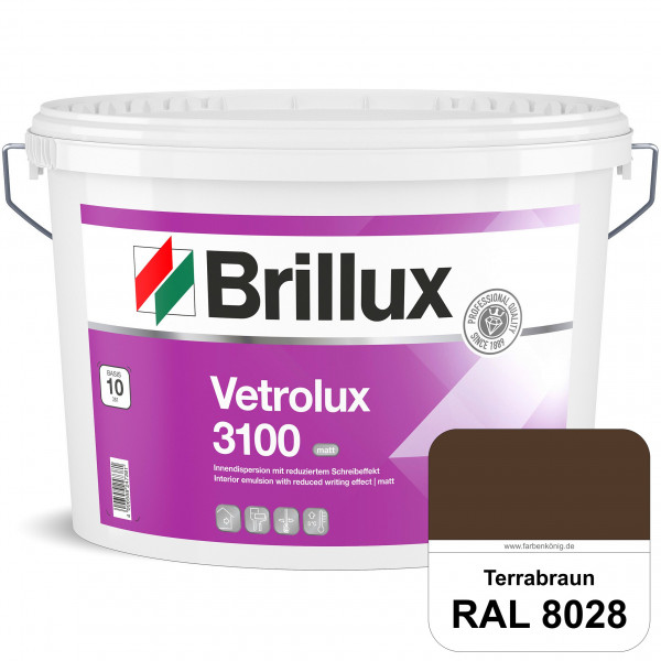 Vetrolux ELF 3100 (RAL 8028 Terrabraun) matte & gut zu reinigende Spezial-Innenfarbe