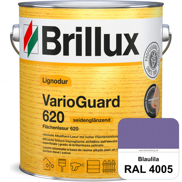 Lignodur VarioGuard 620 (Flächenlasur 620) RAL 4005 Blaulila