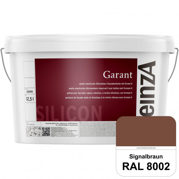 einzA Garant (RAL 8002 Signalbraun) elastische Siliconharz-Fassadenfarbe