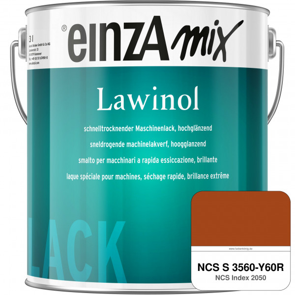 einzA Lawinol hochglänzend (NCS S 3560-Y60R)