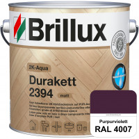 2K-Aqua Durakett 2394 (RAL 4007 Purpurviolett) Wasserbasierter 2K-Versiegelung für Parkettfußböden, 