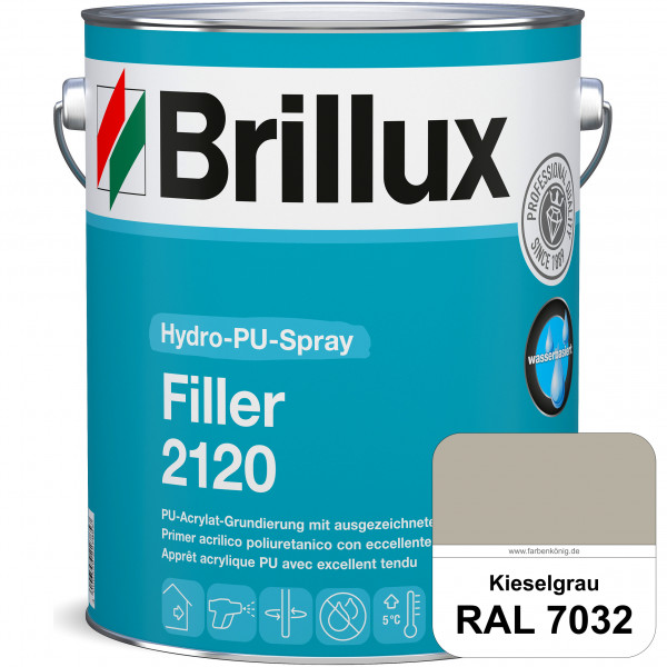 Hydro-PU-Spray Filler 2120 (RAL 7032 Kieselgrau) hochwertige Grund- & Zwischenbeschichtungen im Spri