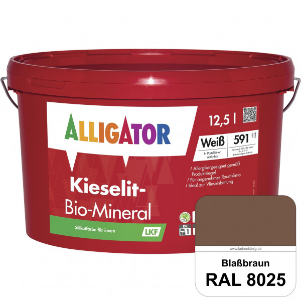 Kieselit-Bio-Mineral LKF (RAL 8025 Blassbraun)