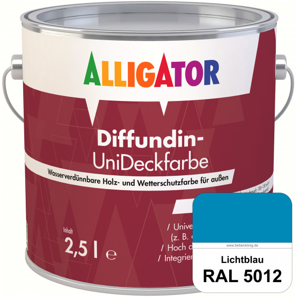 ALLIGATOR Diffundin-UniDeckfarbe (RAL 5012 Lichtblau)