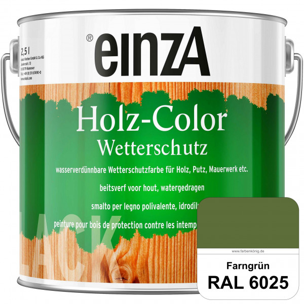 einzA Holz-Color (RAL 6025 Farngrün) Wetterschutzfarbe für außen