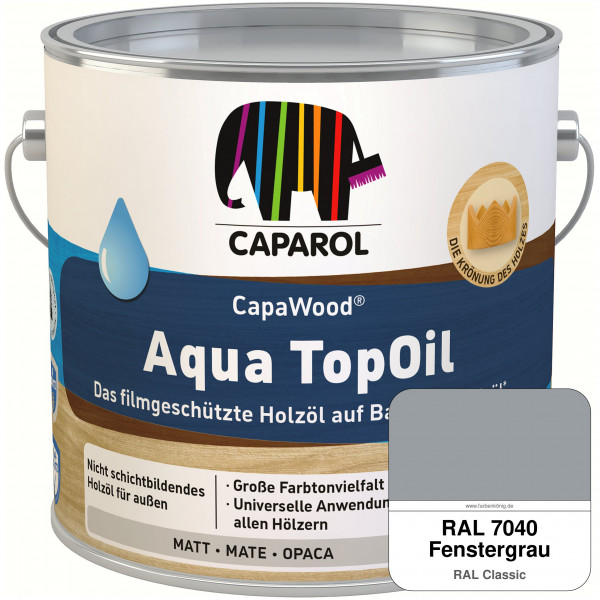 CapaWood® AquaTopOil (RAL 7040 Fenstergrau)