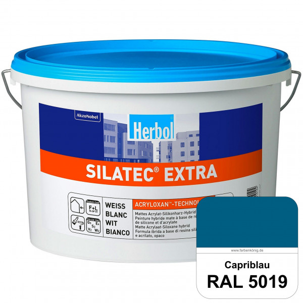 Silatec Extra (RAL 5019 Capriblau) Siliconharz-Hybrid-Fassadenfarbe