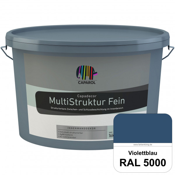 Capadecor MultiStruktur fein (RAL 5000 Violettblau) quarzgefüllte Zwischen- und Schlußbeschichtung i