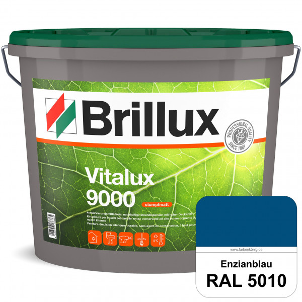 Vitalux 9000 (RAL 5010 Enzianblau) konservierungsmittelfreie Innendispersion für Kinder- & Schlafzim
