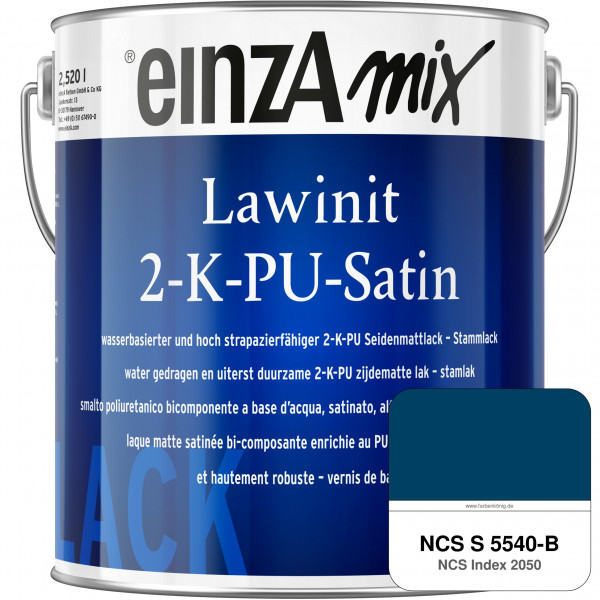einzA Lawinit 2-K-PU Satin Stammlack (NCS S 5540-B)