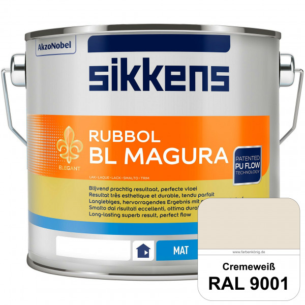 Rubbol BL Magura (RAL 9001 Cremeweiß) matter PU-Lack (wasserbasiert) innen & außen