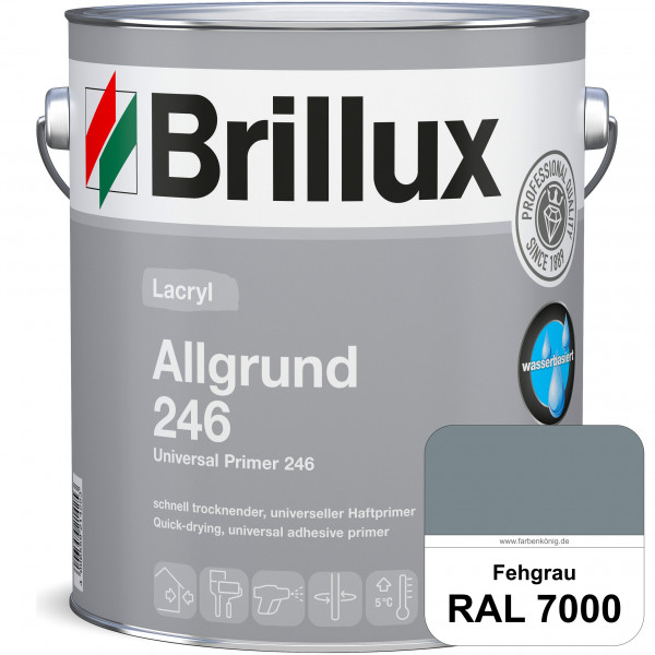 Lacryl Allgrund 246 (RAL 7000 Fehgrau) Grundierung für Acryl- und Alkydharzlacken auf Holz, Zink, ve