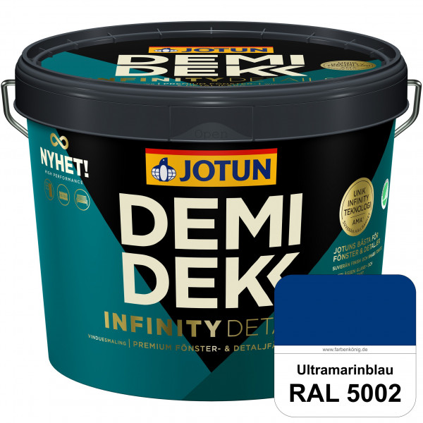 DEMIDEKK Infinity Details - Deckender Holzschutz (RAL 5002 Ultramarinblau)