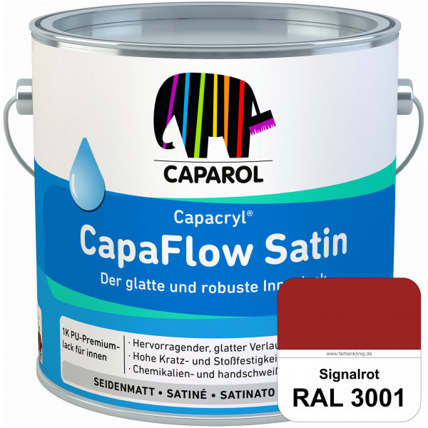 Caparol Capacryl CapaFlow Satin (RAL 3001 Signalrot)