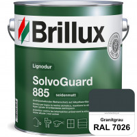 SolvoGuard 885 (RAL 7026 Granitgrau) deckende oder lasierende seidenmatte Alkydharz-Holzfarbe für au