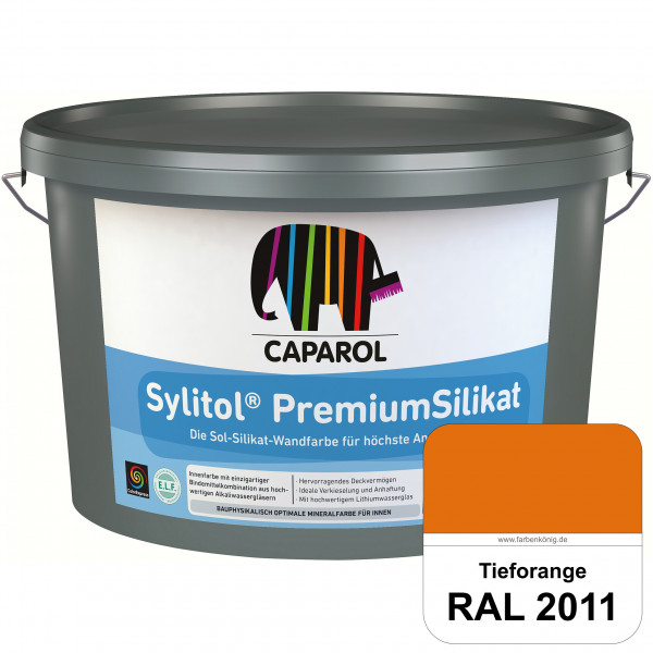 Caparol Sylitol PremiumSilikat (RAL 2011 Tieforange) - ehemals Histolith PremiumSilikat