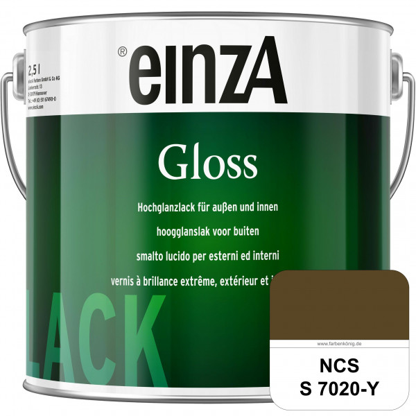 einzA Gloss (NCS S 7020-Y) Hochwertiger Alkydharzlack in Premium-Qualität, hochglänzend.