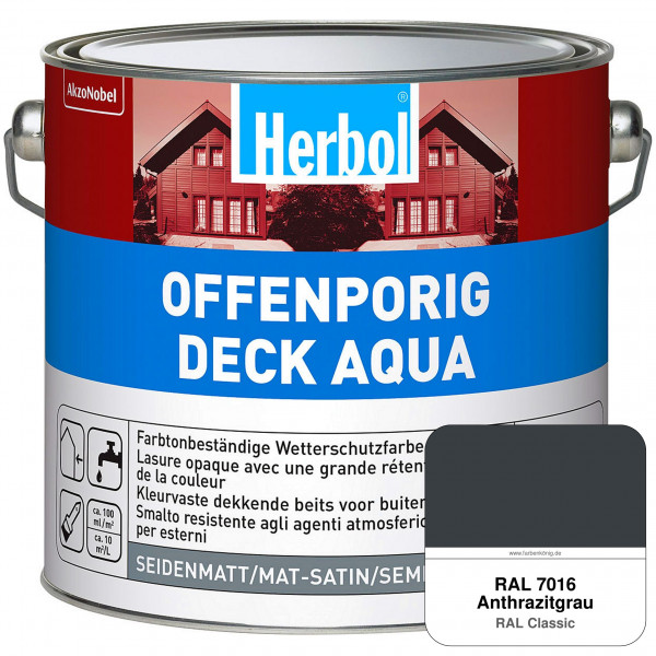 Offenporig-Deck Aqua (RAL 7016 Anthrazitgrau)