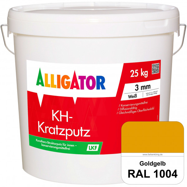KH-Reibeputz LEF 3 mm (RAL 1004 Goldgelb)