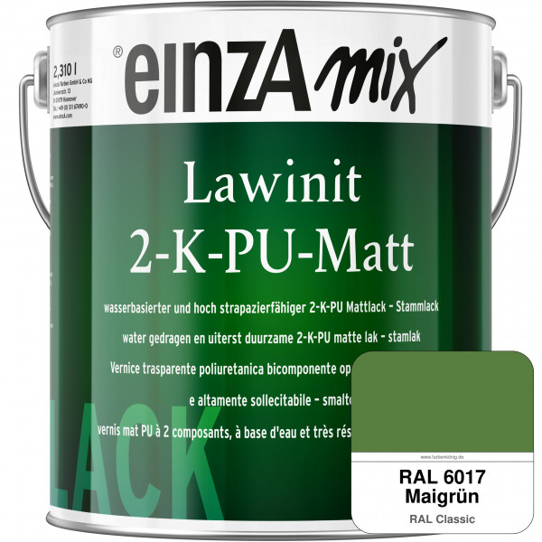 einzA Lawinit 2-K-PU Matt Stammlack (RAL 6017 Maigrün)