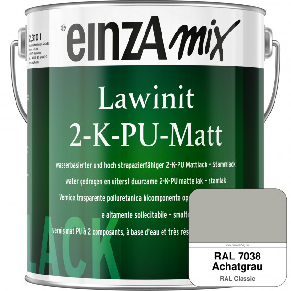 einzA Lawinit 2-K-PU Matt Stammlack (RAL 7038 Achatgrau)
