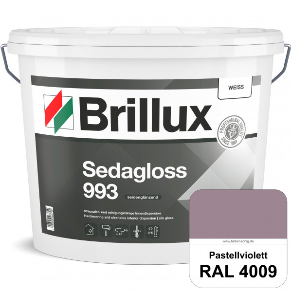 Sedagloss 993 (RAL 4009 Pastellviolett) seidenglänzende Innendispersion für hoch strapazierfähige &