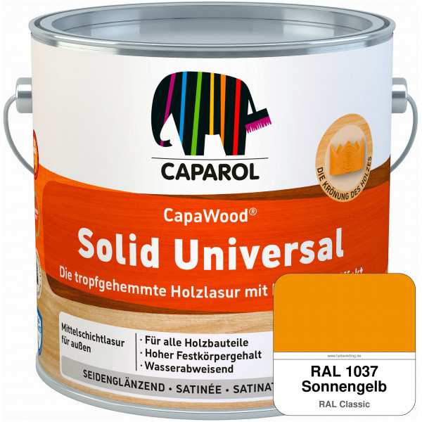 CapaWood® Solid Universal (RAL 1037 Sonnengelb) - ersetzt Capadur UniversalLasur