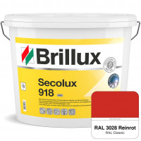 Secolux 918 TSR-Formel (RAL 3028 Reinrot) für den Einsatz auf WDVS - ehemals Silicon-Fassadenfarbe 9