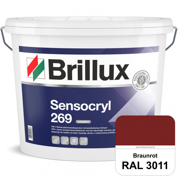 Sensocryl ELF 269 (RAL 3011 Braunrot) glänzende hochwertige Reinacrylat-Innendispersion für Artzprax