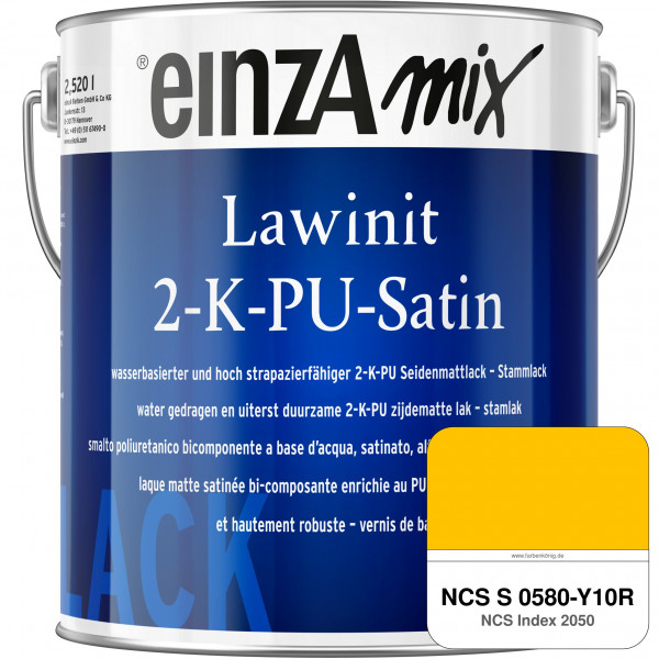 einzA Lawinit 2-K-PU Satin Stammlack (NCS S 0580-Y10R)