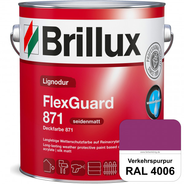 Lignodur FlexGuard 871 (Deckfarbe 871) RAL 4006 Verkehrspurpur