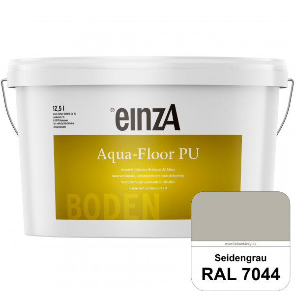 einzA Aqua-Floor PU (RAL 7044 Seidengrau) seidenglänzender Acryl-PU-Bodenbeschichtung