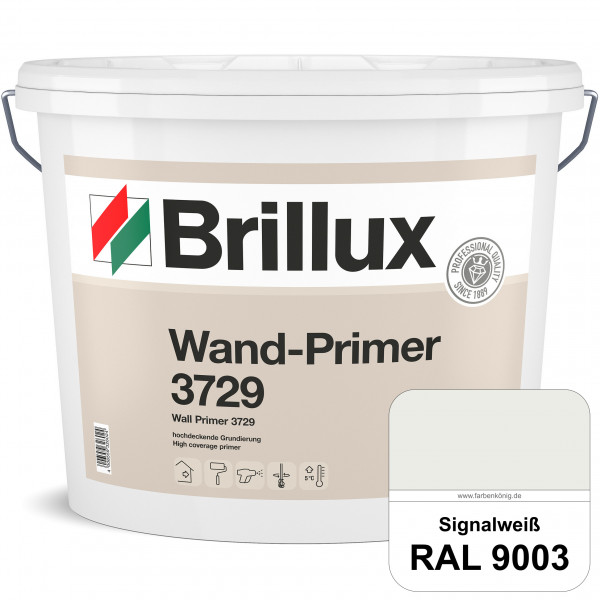 Wand-Primer ELF 3729 (RAL 9003 Signalweiß) Spezialgrundierung für Gipskarton, -putz und Beton (innen