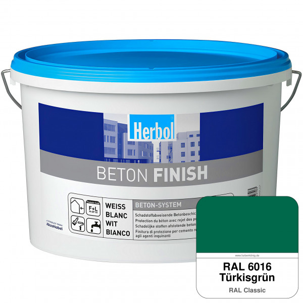 Beton Finish (RAL 6016 Türkisgrün)