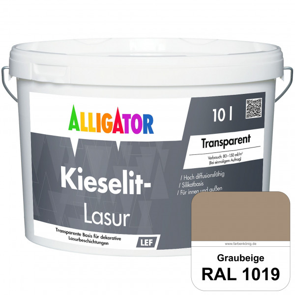 Kieselit-Lasur (RAL 1019 Graubeige)