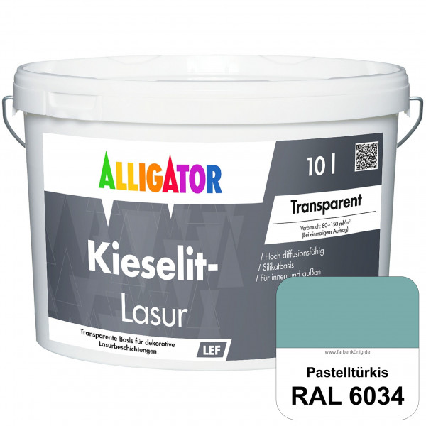 Kieselit-Lasur (RAL 6034 Pastelltürkis)