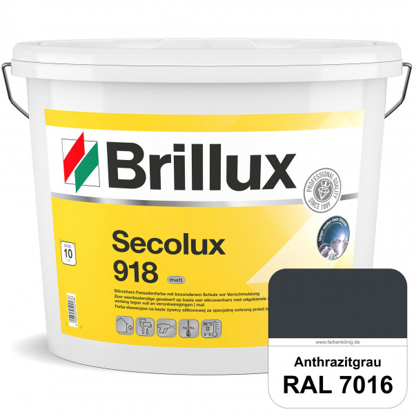 Secolux 918 (B-Ware) - 1 Liter (RAL 7016 Anthrazitgrau)
