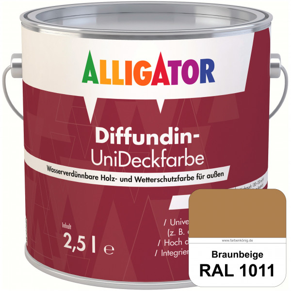 ALLIGATOR Diffundin-UniDeckfarbe (RAL 1011 Braunbeige)