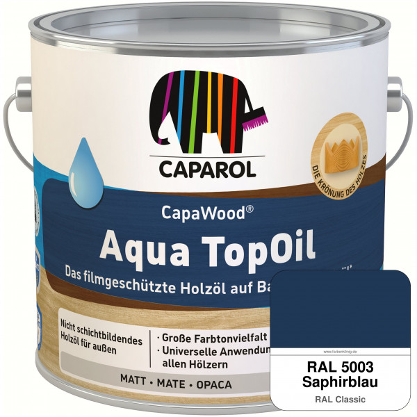 CapaWood® AquaTopOil (RAL 5003 Saphirblau)