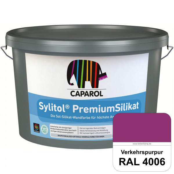 Caparol Sylitol PremiumSilikat (RAL 4006 Verkehrspurpur) - ehemals Histolith PremiumSilikat
