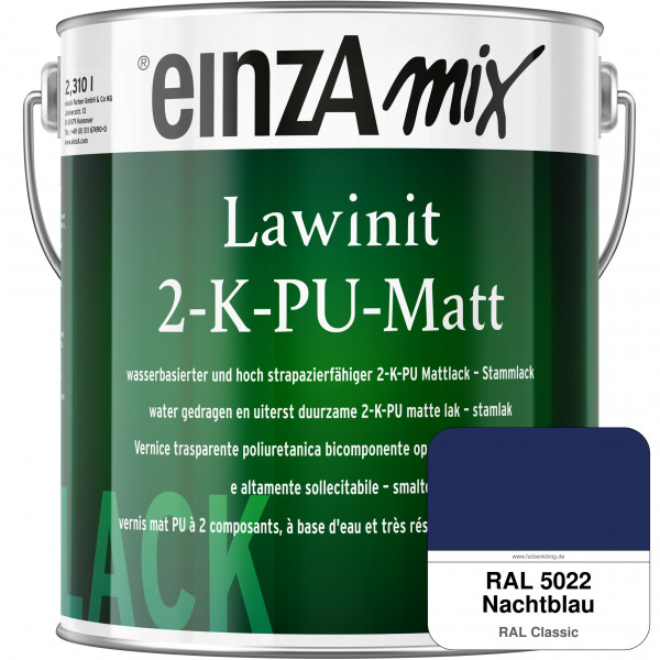 einzA Lawinit 2-K-PU Matt Stammlack (RAL 5022 Nachtblau)