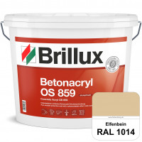 Betonacryl OS 859 (RAL 1014 Elfenbein) Wetterbeständige Schutzbeschichtung für Betonflächen (Außen)