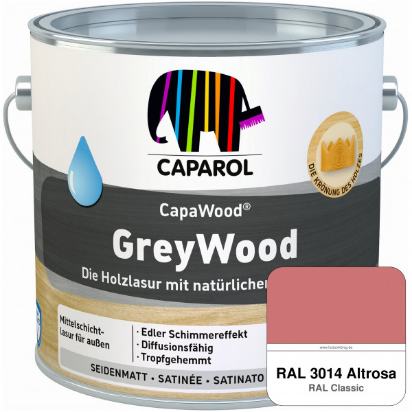 CapaWood® GreyWood (RAL 3014 Altrosa) - ersetzt Capadur GreyWood